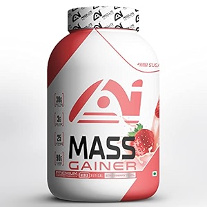 absolute nutrition alpha series exclusive mass gainer powder 1 kg strawberry crush