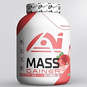 absolute nutrition alpha series exclusive mass gainer powder 3 kg strawberry crush