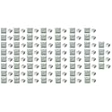 Absorbent Gauze Swabs Sterile 7.5 cm X 7.5 cm X 12 ply (5Pcs/Pack)(Pack of 60 i.e.300 Dressings)