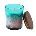 ABSORBIA Home Decor Candle - Plum Blossom Five Degrees Fragrance, 5% Perfume Concentrates, 150g, 30-Hour Burn Time, Melamine Cup - Luxurious, Long-Lasting Aromatherapy Bliss!…