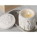 ABSORBIA Nature-Inspired Scented Candle for a Refreshing Ambiance with Fragrance of Green Branch Magnolia,5% Perfume Concentrates, Essential Oil and Soybean Wax, 150g, 25-Hour Burn Time, Ceramic Cup…