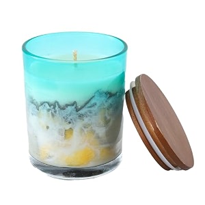 absorbia summer palace amp golden osmanthus scented candle set - 6 perfume concentrates 250g 45-50 hour burn time ceramic cups - elevate your space with luxury aromatherapy