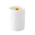 ABSORBIA Wild Peach Bush Elegance, A Captivating Scented Candle to Enrich Your Space, with 6% Perfume Concentrates, Essential Oil and Soybean Wax, 180g, 36-Hour Burn Time, Ceramic Cup…