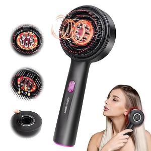 abstract 2 in 1 hair oil applicatorelectric hair brushes for hair growthhair oil applicator scalp head massageripx7 waterproof oil dispenser for hair multicolour