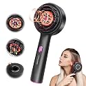 ABSTRACT 2 In 1 Hair Oil Applicator,Electric Hair Brushes For Hair Growth,Hair Oil Applicator Scalp Head Massager,IPX7 Waterproof Oil Dispenser For Hair, Multicolour