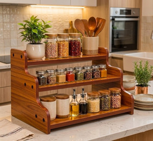 Absysa Utensil Kitchen Rack Wood
