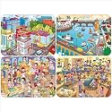 ABYZ Wooden Jigsaw Coastal City City Music