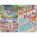 ABYZ Wooden Jigsaw Restraunt Princess with Sky