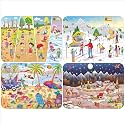 ABYZ Wooden Jigsaw Snow Adventure Seasons The