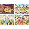 ABYZ Wooden Jigsaw Taj Mahal with Crowd