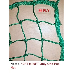 abz cricket batting practice net regular training netting for outdoor backyard terrace home ground sports green 36ply10ft x 80ft