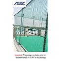 ABZ Cricket Batting Practice Net Regular Training Netting for Outdoor Backyard (1.5mm Thickness) Ground Sports Green 36Ply(15Ft x 80Ft)