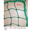 ABZ Cricket Batting Practice Net Regular Training Netting for Outdoor Backyard Terrace Home Ground Sports Green 36Ply(12Ft x 70Ft)