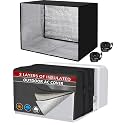 AC Covers for Outside Winter Insulation, Insulated Window Air Conditioner Cover Outdoor 3 Layers Insulation, Waterproof &amp;Snowproof AC Covers for Outside