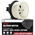 Lower HVAC Blower Motor - Compatible with Buick, Chevrolet, GMC & More - Enclave, Silverado 1500, Silverado 2500 HD, Silverado 3500 HD, Traverse, Acadia - Heater Blower Motor - Replaces 15-81786