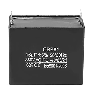 ac motor run start capacitor 350v metallized structure capacitor 16uf motor run capacitor cqc