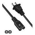 AC Power Cord for Xbox One X/S, Xbox Series S/X, PS5/PS4/PS3 Slim Power Cable Replacement 3 Feet