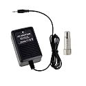 AC Power Supply Adapter with F Plug Female Adapter F Type Male Coax to RCA Female Jack RF Video TV Connector Compatible for 2600 System Console US Plug