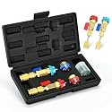 AC Schrader Valve Core Remover Tool Kit, R134a R1234YF R22