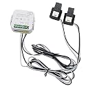AC110V 220V 80A Tuya App Smart Two-Way Bilateral WiFi Energy Meter with 2PCS 80A CT Current Transformers Clamps Sensors KWh Power Eenrgy Electricity Consumption Monitor Meter Voltmeter Ammeter