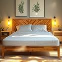Acacia Sierra Solid Wood Bed Frame with