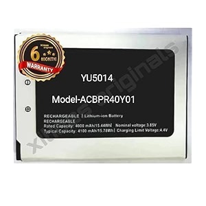 acbpr40y01 battery for yureka yu aace 5014 mobile battery with 6 month warranty uu64