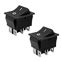 Accelerator Foot Pedal Automatic Reset Switch Fit for 6V/12V/24V Electric Toys Kids Ride-On Car(2 Pcs)