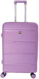 accelerator small cabin suitcase 55 cm 8 wheels - glossy - purple