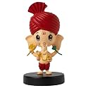 Acceptance Lord Shree Krishna Idol Bobblehead for Car Dashboard, Office Table,Home Decor| Little Mor Pankh &amp; Bansuri Figurin|God Statue for Gifting Kids,Family &amp; Friends (Ganesha)