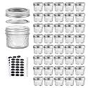 Accguan 4oz Mason Jars Glass Canning Jars, Small Spice Jars Set of 40