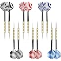 Accmor Metal Tip Darts, Steel Tip Darts, 14 Grams Professional Metal Darts, Darts Metal Tip Set, Metal Darts for Dartboard