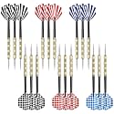 Accmor Metal Tip Darts, Steel Tip Darts, 14 Grams Professional Metal Darts, Darts Metal Tip Set, Metal Darts for Dartboard
