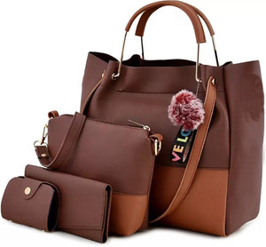 accomade women brown handbag