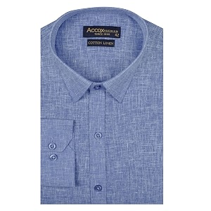 ACCOX Mens Full Long Sleeves Formal Regular