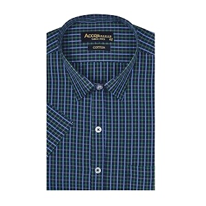 ACCOX Mens Half Sleeves Formal Regular Fit