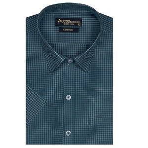 ACCOX Mens Half Sleeves Formal Regular Fit