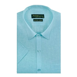 ACCOX Mens Half Sleeves Formal Regular Fit