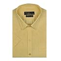 ACCOX Men39s Half Sleeves Solid Plain Regular