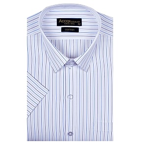 ACCOX Premium Breathable Cotton Half Sleeves Striped