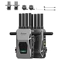 Accsoon CineView Master 4K 60P/25ms Wireless HDMI/SDI Video Transmitter Receiver- Tri-Band (2.4/5/6GHz), iPhone/iPad Pro Monitoring with Charging,1-Wired+4-Wireless Connection, Real-time Live Stream