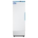 Accucold AFS17PVDL2BLHD 14.83 Cubic Feet Upright Vaccine All-Freezer - White; Data Logger Included; High/Low Temperature Alarm; LHD (Left-Hand Door Swing); CARB Compliant