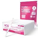 AccuMed Pregnancy (HCG) Test Strips Kit, Clear and Accurate Results, 99% Accurate, 50 Count