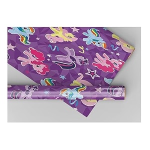accuprints birthday wrapping paper sheet - 12 sheets for party baby shower - 20 inch x 30 inch pattern birthday-10