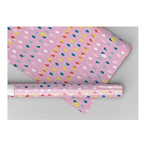 accuprints birthday wrapping paper sheet - 12 sheets for party baby shower - 20 inch x 30 inch pattern birthday-10