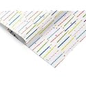 AccuPrints Birthday Wrapping Paper Sheet-6 Sheets For Party, Baby Shower-20 Inch X 30 Inch Pattern Candle Print-05, 6 count,Multi