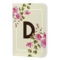 AccuPrints Initial D Premium Soft Bound Notebook Diary |Size 21 x 14.5 cm| for Girls and Women (A5,192 Ruled Pages, 80 GSM) Personal Diary