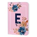 AccuPrints Initial E Premium Soft Bound Notebook Diary |Size 21 x 14.5 cm| for Girls and Women (A5,192 Ruled Pages, 80 GSM) Personal Diary
