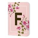 AccuPrints Initial F Premium Soft Bound Notebook Diary |Size 21 x 14.5 cm| for Girls and Women (A5,192 Ruled Pages, 80 GSM) Personal Diary