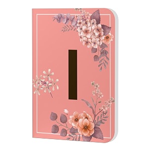 accuprints initial a premium soft bound notebook diary for girls and women a5192 ruled pages 80 gsm personal diary parent alphabet-i