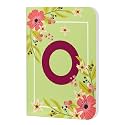 AccuPrints Initial O Premium Soft Bound Notebook Diary |Size 21 x 14.5 cm| for Girls and Women (A5,192 Ruled Pages, 80 GSM) Personal Diary